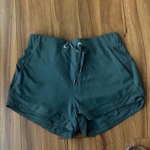 Bare Activewear Women's Deep Teal Drawstring Shorts